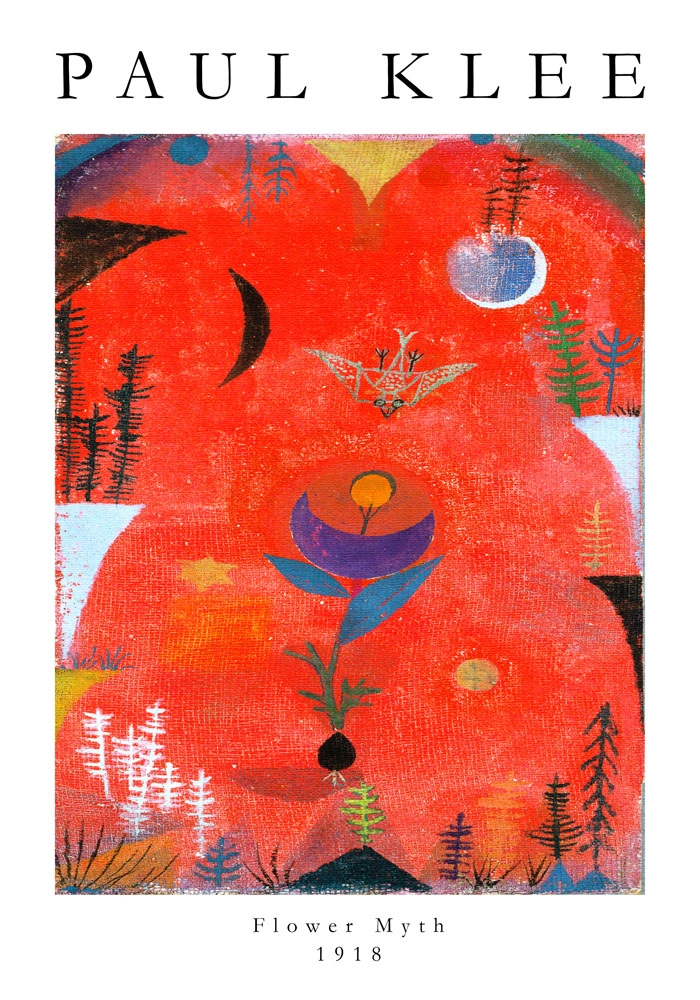 Πόστερ PAUL KLEE - FLOWER MYTH