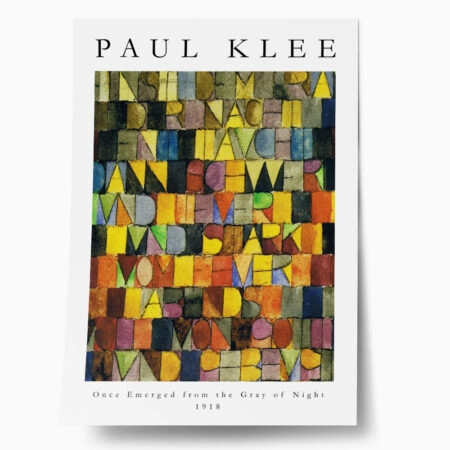Πόστερ PAUL KLEE - ONCE EMERGED FROM THE GREY OF NIGHT - Διασημοι Ζωγραφοι Sticky 1