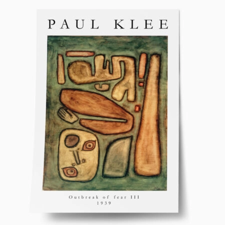 Πόστερ PAUL KLEE - OUTBREAK OF FEAR III - Διασημοι Ζωγραφοι Sticky 1