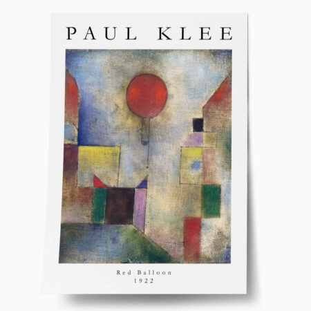 Πόστερ PAUL KLEE - RED BALLOON - Διασημοι Ζωγραφοι Sticky 1