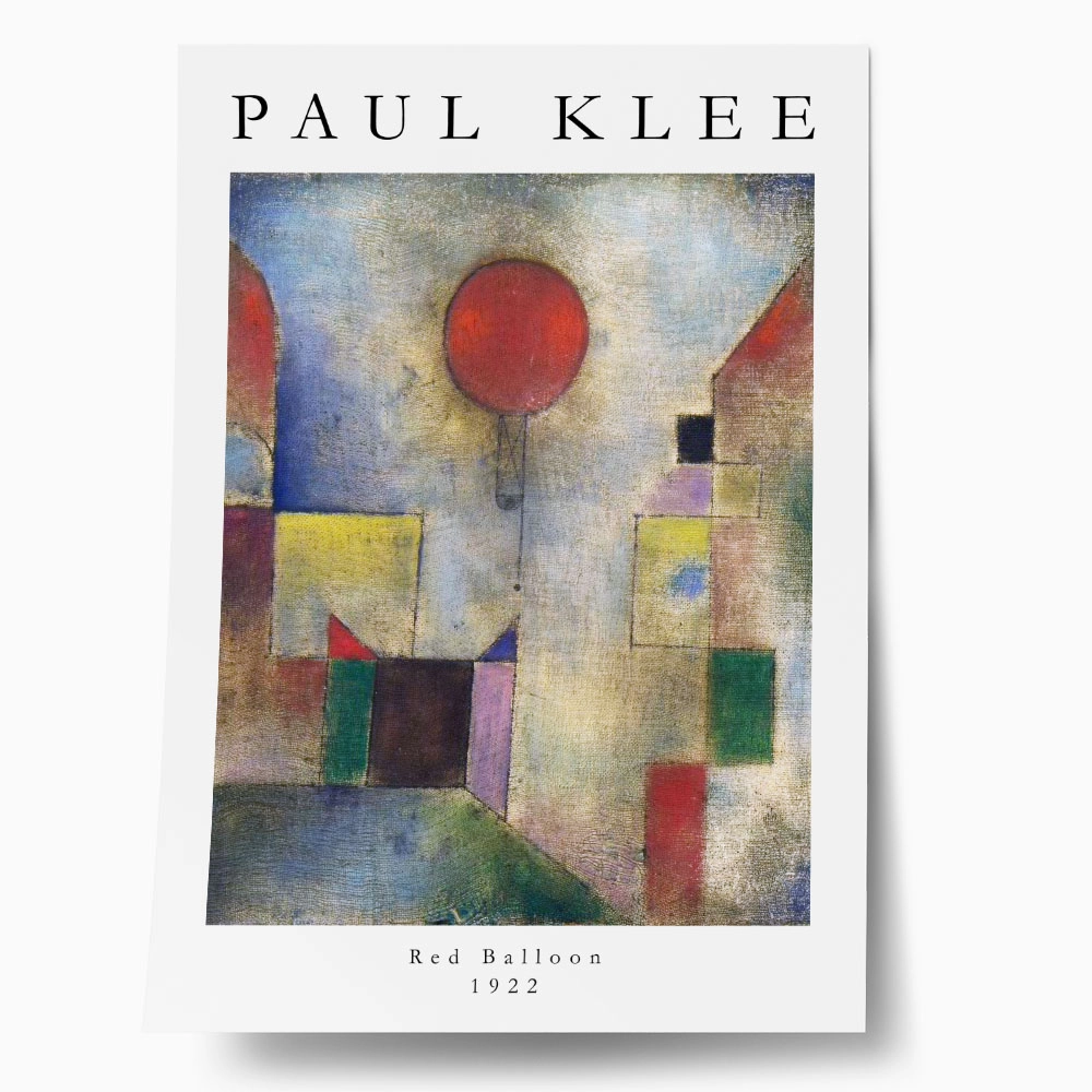 Πόστερ PAUL KLEE - RED BALLOON