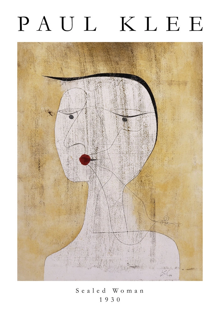 Πόστερ PAUL KLEE - SEALED WOMAN