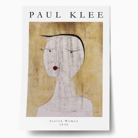 Πόστερ PAUL KLEE - SEALED WOMAN - Διασημοι Ζωγραφοι Sticky 1