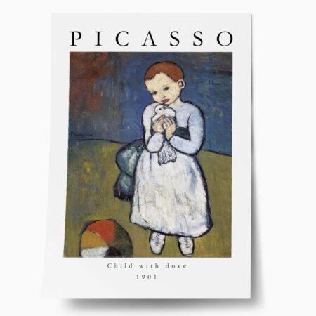 Πόστερ PICASSO - CHILD WITH DOVE - Διασημοι Ζωγραφοι Sticky 1