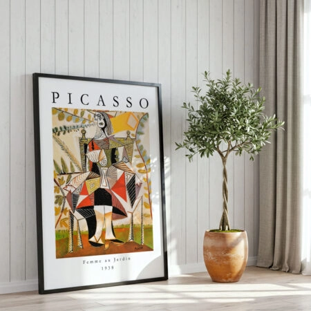 Πόστερ PICASSO - FEMME AU JARDIN