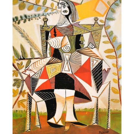 Πόστερ PICASSO - FEMME AU JARDIN - Διασημοι Ζωγραφοι Sticky 3