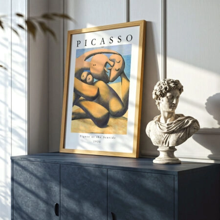 Πόστερ PICASSO - FIGURE AT THE SEASIDE