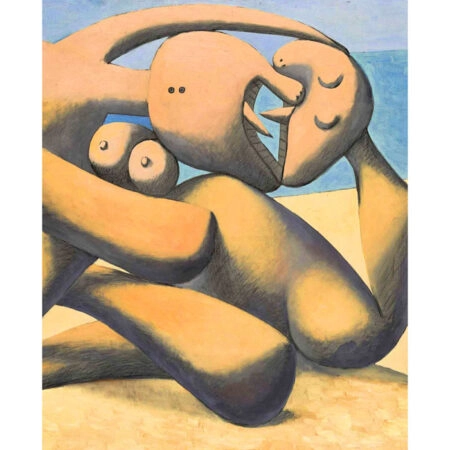 Πόστερ PICASSO - FIGURE AT THE SEASIDE - Διασημοι Ζωγραφοι Sticky 3