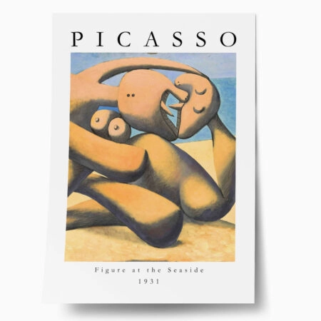 Πόστερ PICASSO - FIGURE AT THE SEASIDE - Διασημοι Ζωγραφοι Sticky 1