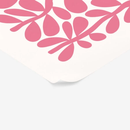 Πόστερ PINK AND BLUE ABSTRACT FLORAL - Botanical - Λουλούδια Sticky 2