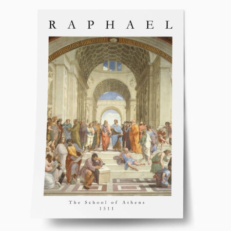Πόστερ RAPHAEL - SCHOOL OF ATHENS - Διασημοι Ζωγραφοι Sticky 1