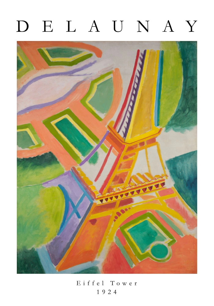 Πόστερ ROBERT DELAUNAY - EIFFEL TOWER