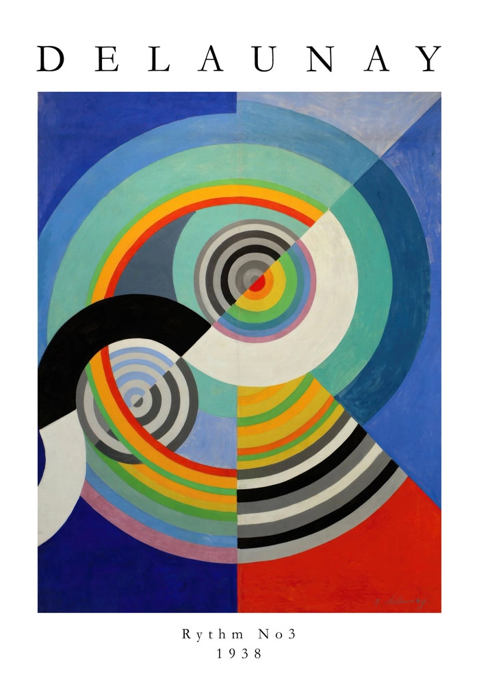 Πόστερ ROBERT DELAUNAY - RYTHM NO3