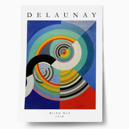Πόστερ ROBERT DELAUNAY - RYTHM NO3 - Διασημοι Ζωγραφοι Sticky 1