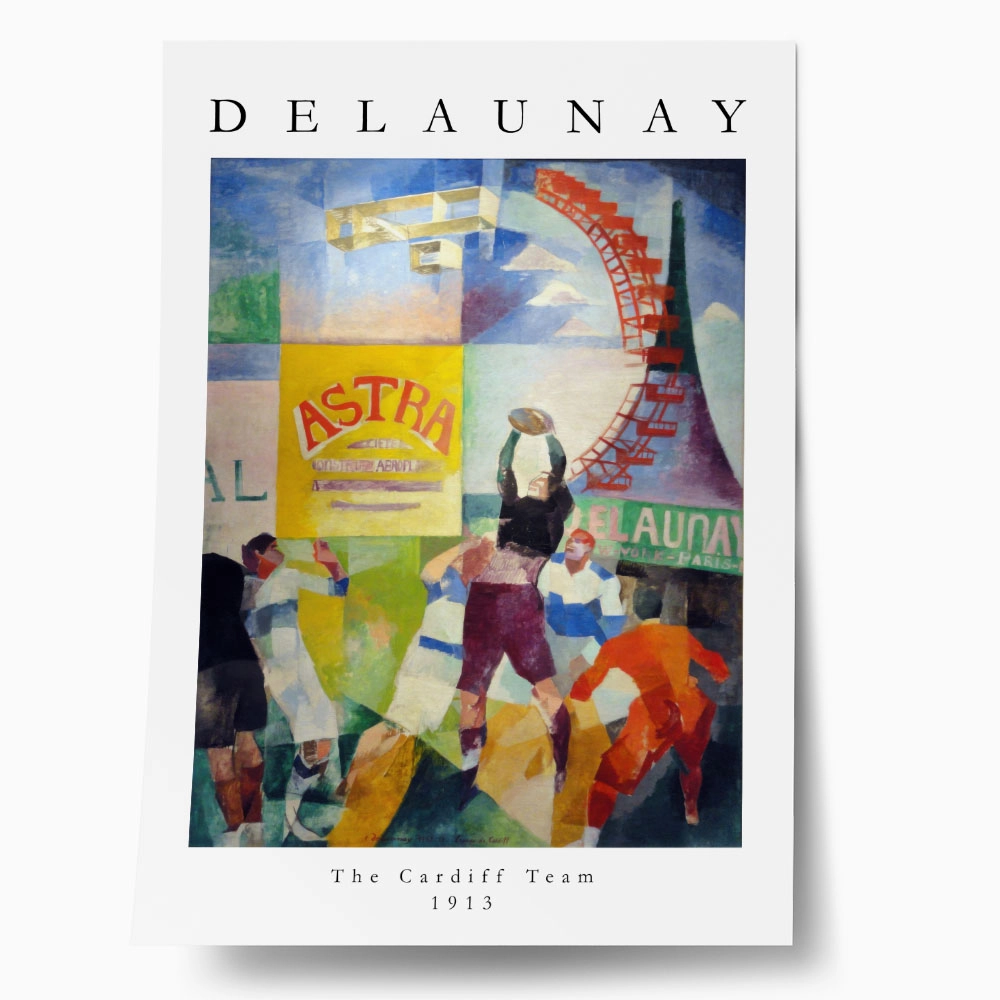Πόστερ ROBERT DELAUNAY - THE CARDIFF TEAM