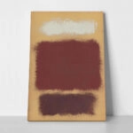 Πινακας σε καμβά ROTHKO - BEIGE BROWN RED WHITE