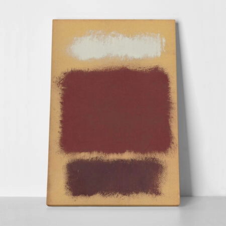 Πινακας σε καμβά ROTHKO - BEIGE BROWN RED WHITE - Rothko Mark Sticky 1