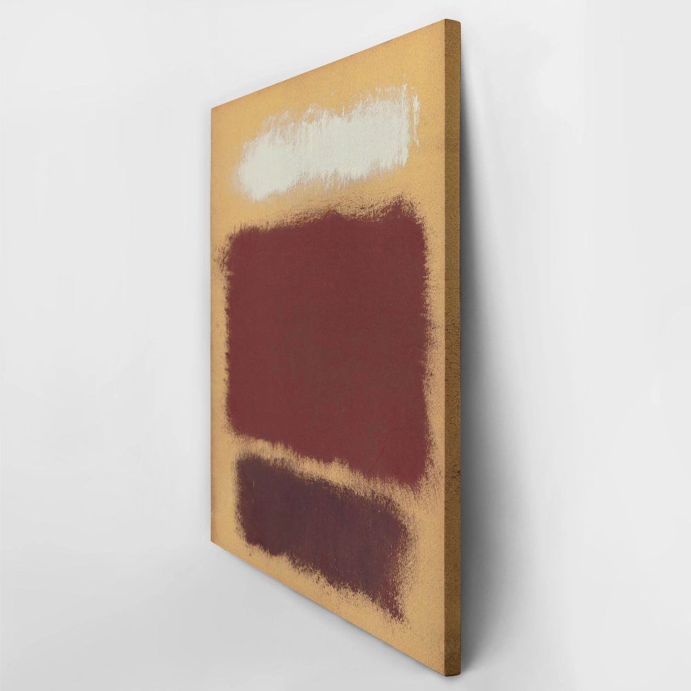 Πινακας σε καμβά ROTHKO - BEIGE BROWN RED WHITE