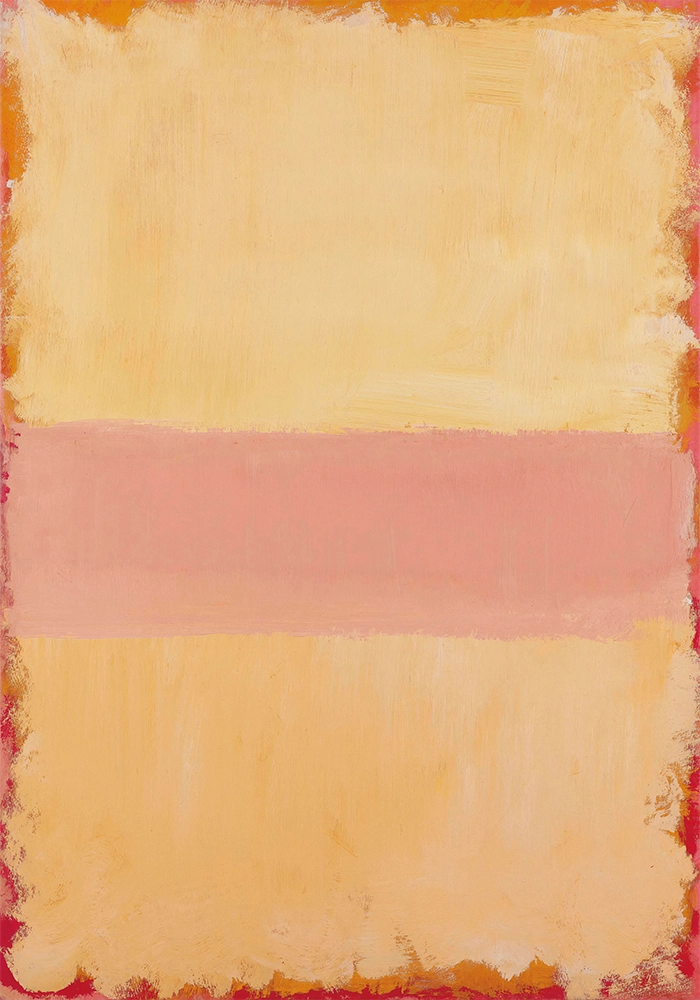 Πινακας σε καμβά ROTHKO - BEIGE PINK