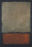 Πινακας σε καμβά ROTHKO - BLACK BEIGE RED