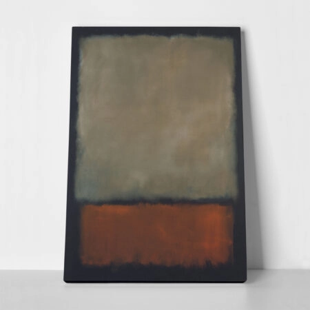 Πινακας σε καμβά ROTHKO - BLACK BEIGE RED - Rothko Mark Sticky 1