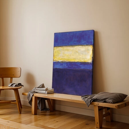 Πινακας σε καμβά ROTHKO - BLUE YELLOW