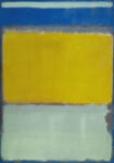 Πινακας σε καμβά ROTHKO - BLUE YELLOW MINT