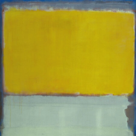 Πινακας σε καμβά ROTHKO - BLUE YELLOW MINT - Rothko Mark Sticky 6