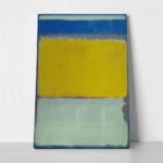 Πινακας σε καμβά ROTHKO - BLUE YELLOW MINT