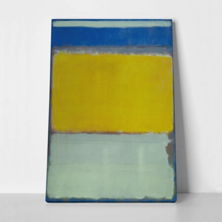 Πινακας σε καμβά ROTHKO - BLUE YELLOW MINT - Rothko Mark Sticky 1