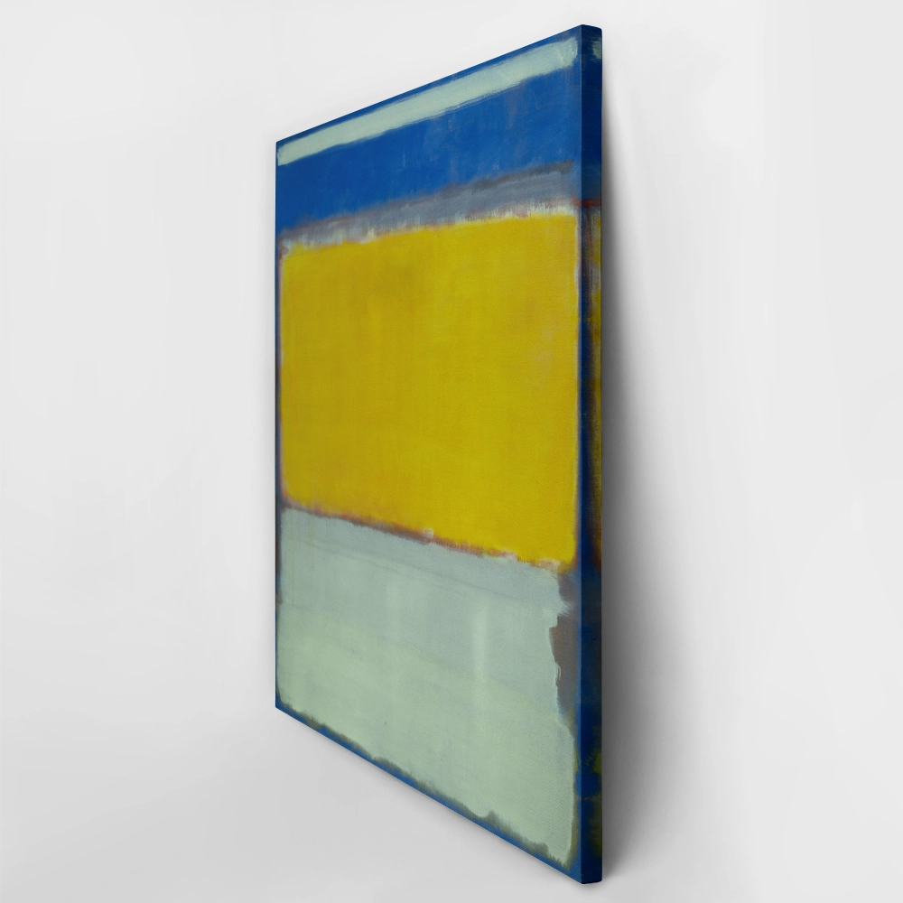 Πινακας σε καμβά ROTHKO - BLUE YELLOW MINT