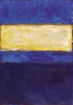 Πινακας σε καμβά ROTHKO - BLUE YELLOW