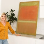 Πινακας σε καμβά ROTHKO - BROWN RED