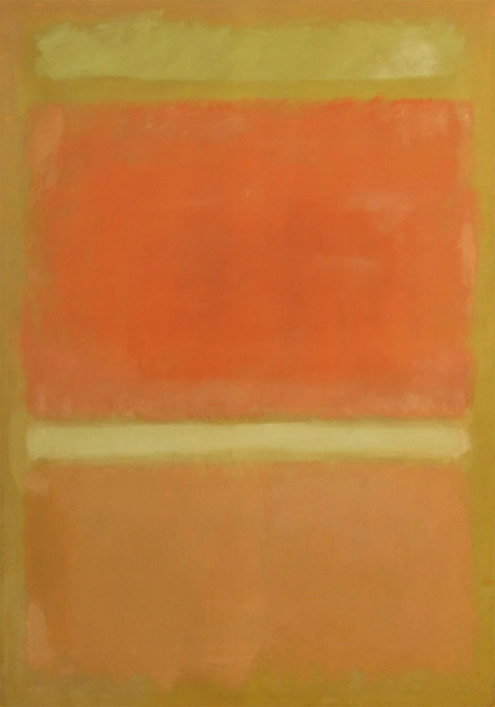 Πινακας σε καμβά ROTHKO - BROWN RED