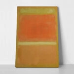 Πινακας σε καμβά ROTHKO - BROWN RED