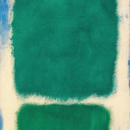 Πινακας σε καμβά ROTHKO - GREEN WHITE BLUE - Πινακες σε καμβα Sticky 6