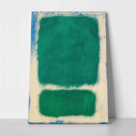 Πινακας σε καμβά ROTHKO - GREEN WHITE BLUE - Πινακες σε καμβα Sticky 1