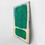 Πινακας σε καμβά ROTHKO - GREEN WHITE BLUE