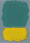 Πινακας σε καμβά ROTHKO - GREEN YELLOW BLUE