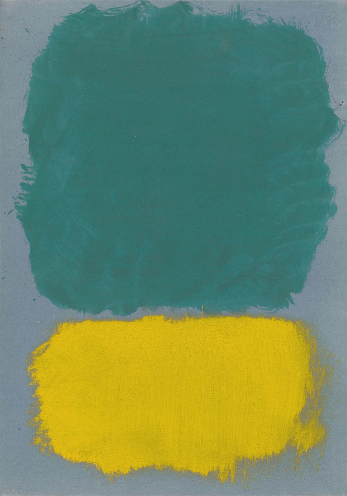 Πινακας σε καμβά ROTHKO - GREEN YELLOW BLUE