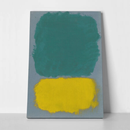 Πινακας σε καμβά ROTHKO - GREEN YELLOW BLUE - Rothko Mark Sticky 1