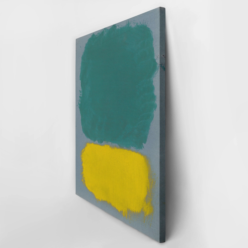 Πινακας σε καμβά ROTHKO - GREEN YELLOW BLUE