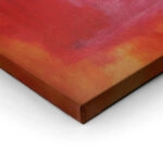 Πινακας σε καμβά ROTHKO - ORANGE BLACK WHITE RED