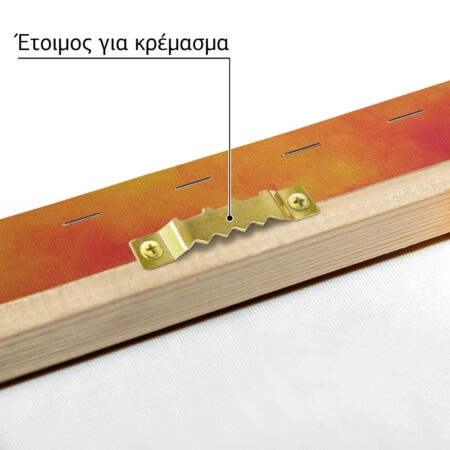 Πινακας σε καμβά ROTHKO - ORANGE BLACK WHITE RED - Rothko Mark Sticky 5