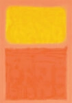 Πινακας σε καμβά ROTHKO - PEACH YELLOW ORANGE