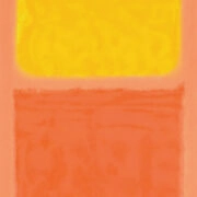 Πινακας σε καμβά ROTHKO - PEACH YELLOW ORANGE - Rothko Mark Sticky 6