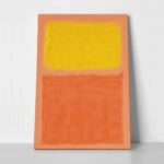 Πινακας σε καμβά ROTHKO - PEACH YELLOW ORANGE
