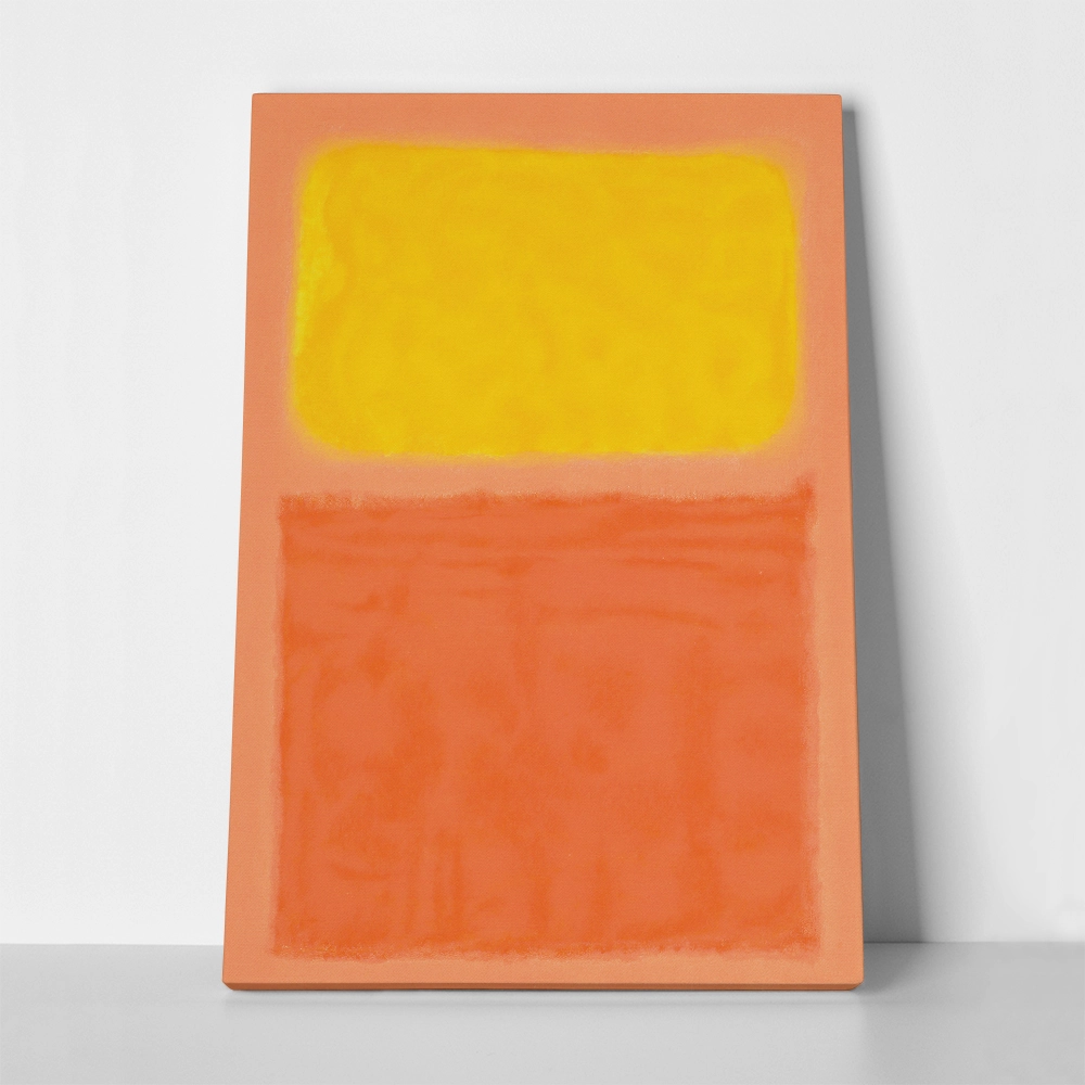 Πινακας σε καμβά ROTHKO - PEACH YELLOW ORANGE
