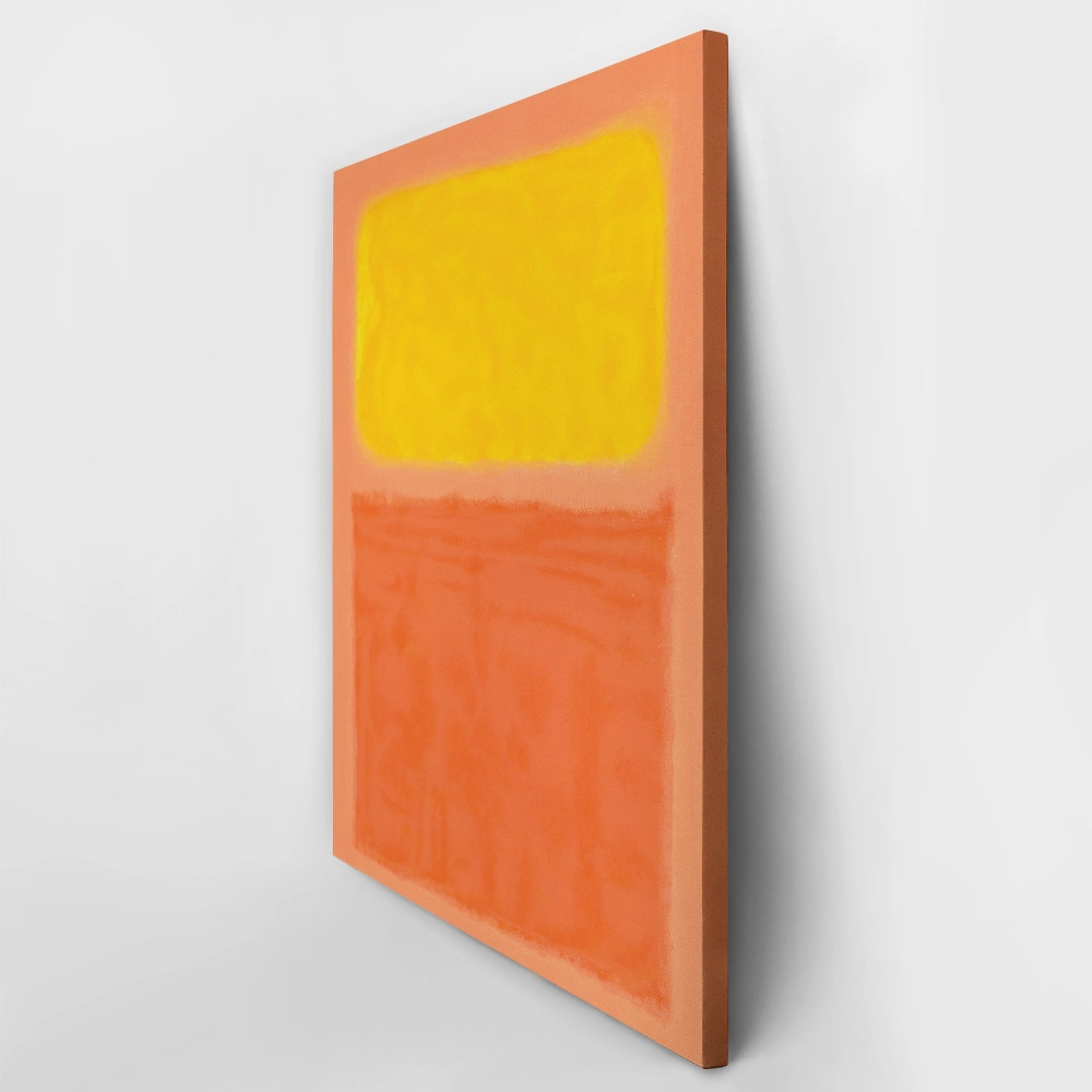 Πινακας σε καμβά ROTHKO - PEACH YELLOW ORANGE