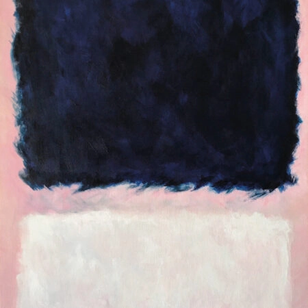 Πινακας σε καμβά ROTHKO - PINK BLACK WHITE - Αντιγραφα ζωγραφων Sticky 6